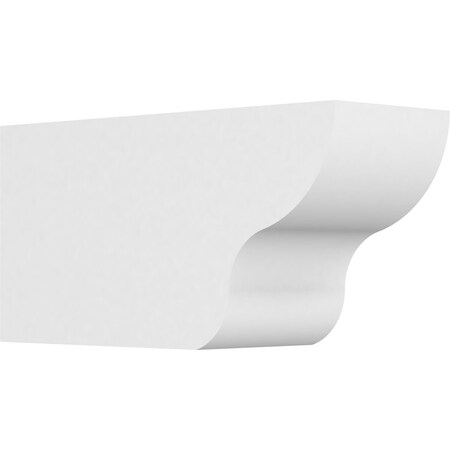 Ekena Millwork Standard Greensboro Architectural Grade PVC Rafter Tail, 6"W X 8"H X 16"L RFTP06X08X16GRN